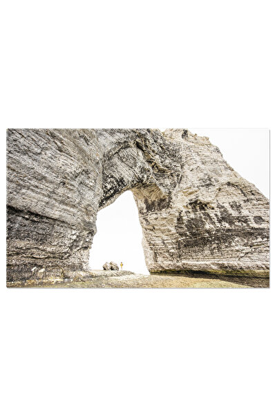 StoryGift Romania Tablou Canvas Stanca Cu O Salcie In Etretat, Franta, Etretat, Normandia, Plaja, Coasta, Stanc.