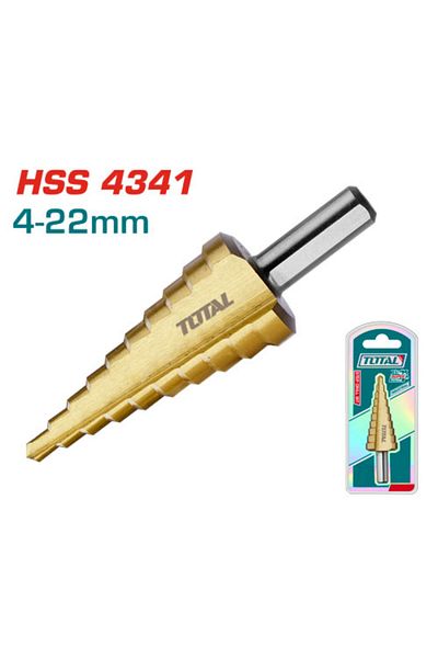 TOTAL 4-22mm pyramid drill bit