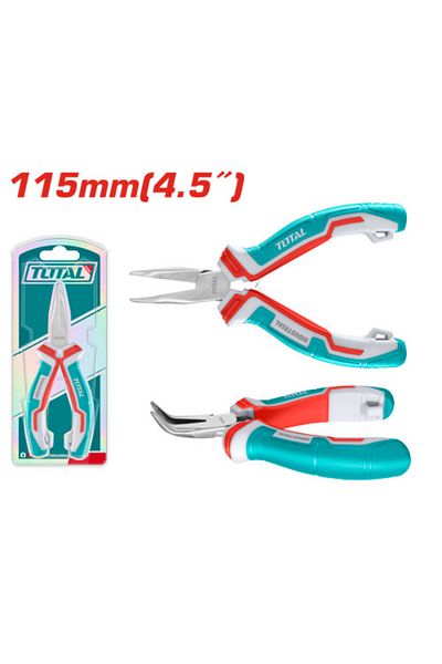 TOTAL 4.5" Curved Rubber Nose Hand Pliers