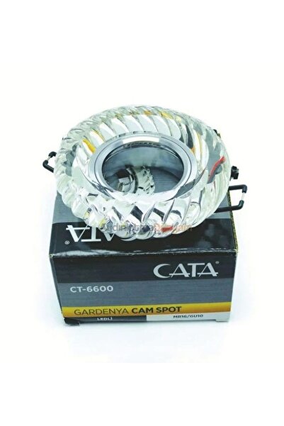 Cata Gardenya Dekoratif Cam Spot Yuvarlak Kristal Krom 3w Efektli 4000K GU10 ...