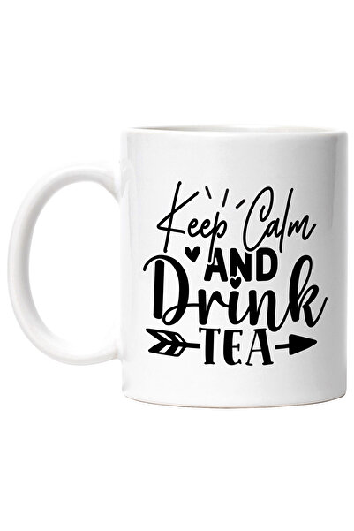 StoryGift Romania Cana Cu Mesajul In Engleza "keep Calm And Drink Tea" - Stai...