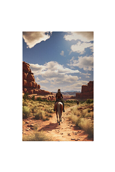 StoryGift Romania Tablou Canvas: Imaginea Unei Femei Pe Un Cal Intr-o Zona De...