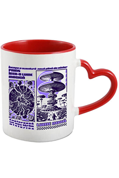 StoryGift Romania Cana Lume Noua Astronaut Intr-o Lume Magica, 330ml, Ceramic...