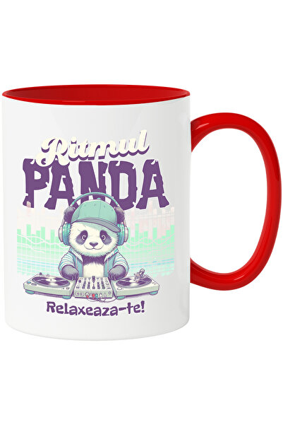 StoryGift Romania Cana Ritmul Panda. Relaxare Distrctie Petrecere, 330ml, Cer...