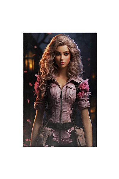 StoryGift Romania Tablou Canvas: Portret Feminin Fantastic Imbracata In Salop...