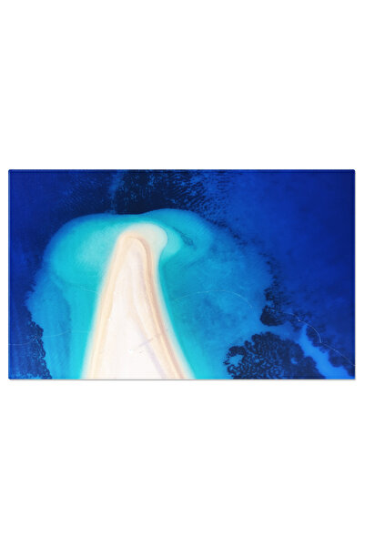 StoryGift Romania Tablou Canvas Vedere Aeriana Plaja Marea Oameni, Vara, Mare...