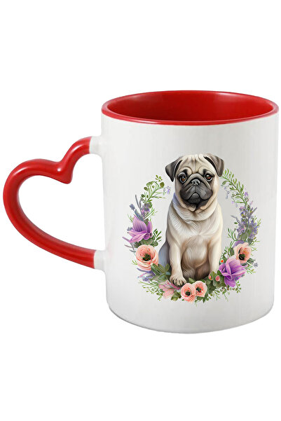 StoryGift Romania Cana Cu Un Catel Pug Serios | Ilustratie | Putin Dezamagit ...