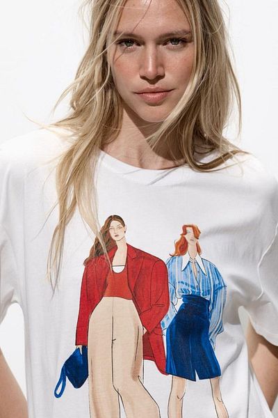 The Champ Clothing Tricou 100% bumbac cu imprimeu la modă pentru femei iconic