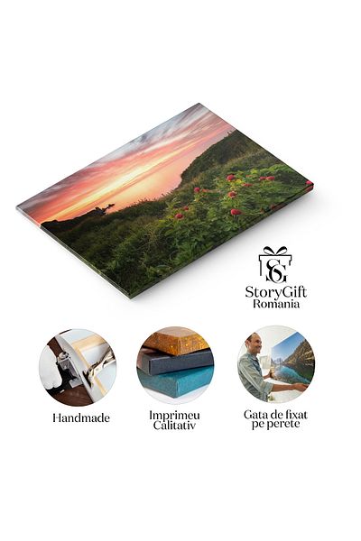 StoryGift Romania Tablou Canvas: Cer Si Mare In Armonie - Fotografii De Calatorii La Mare