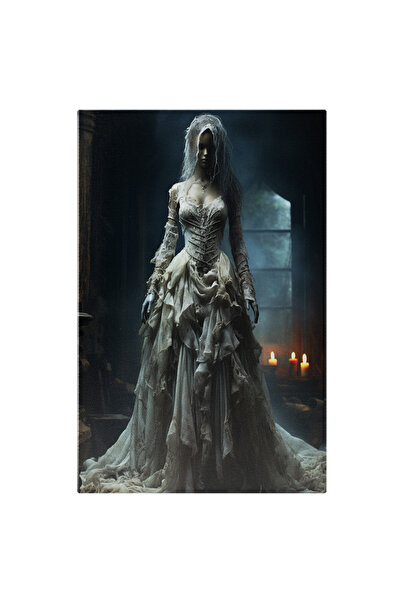 StoryGift Romania Tablou Canvas: Personaj Feminin Inspaimantator Si Misterios...