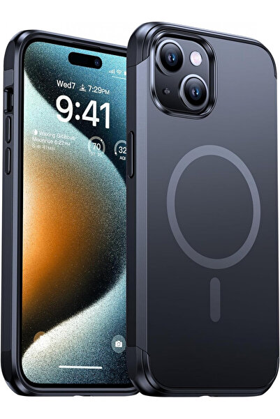 Vicseed Προστατευτική θήκη για iPhone 15, TPU, μαύρη, 6,1 ίντσες