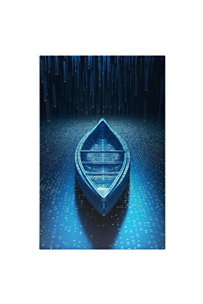 StoryGift Romania Tablou Canvas: O Barca In Stil Abstract - Spectaculos Pictu...