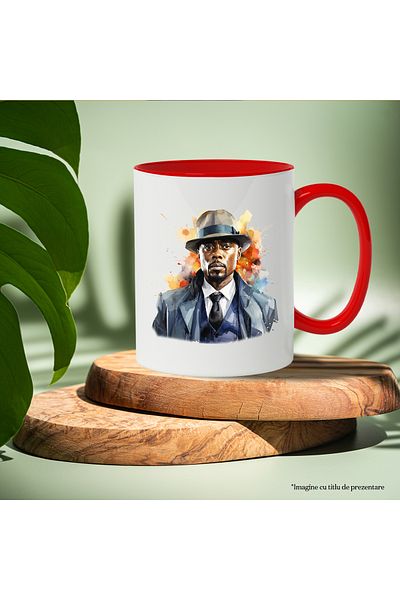 StoryGift Romania Mug With Nate Dogg, Singer, Rapper, Musician, Multicolor 330 ml, Ceramic with Man, With