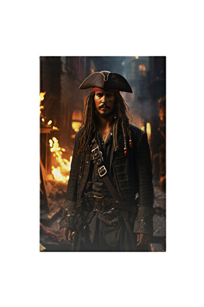 StoryGift Romania Tablou Canvas: Portret Jack Sparrow Pirații Din Caraibe Joh...