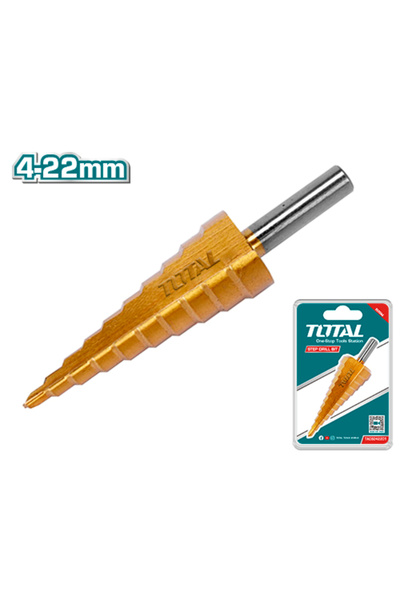 TOTAL ريشة ثقب هرمية 4-22mm