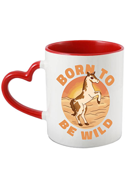 StoryGift Romania Cana Cu Mesaj In Engleza Born To Be Wild, Cal, Desert, Apus...