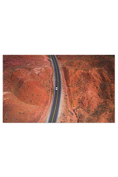 StoryGift Romania Canvas Painting - American Desert Landscape: Journey to the Wasteland