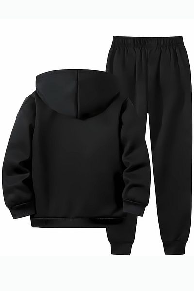 Trendy Merry Store Set de trening pentru fete, cu fermoar, imprimat cu inimă
