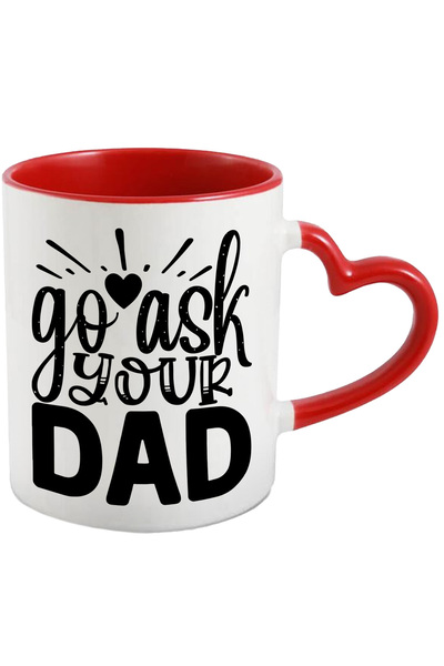 StoryGift Romania Cana Cu Inimioara Si Mesajul "du-te Sa-l Intrebi Pe Tatal T...