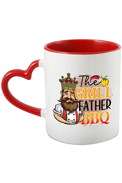 StoryGift Romania Cana Cu Mesajul "the Grill Father, Bbq", Gatit, Ilustratie, Bucatarie, Tata, Fri, Cu ,stg