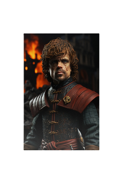 StoryGift Romania Tablou Canvas 60 x 40CM portret barbat stil Tyrion Lanniste...