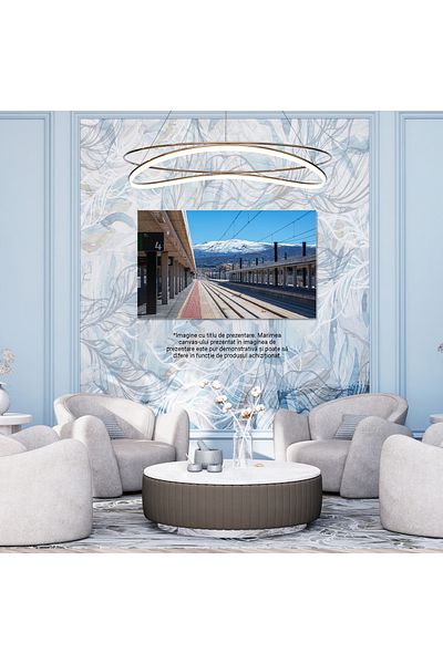 StoryGift Romania Tablou Canvas Sena In Paris, Turnul Eiffel Si Pod, Paris, Franta, Sena, Arhitectura, Turism, Pe