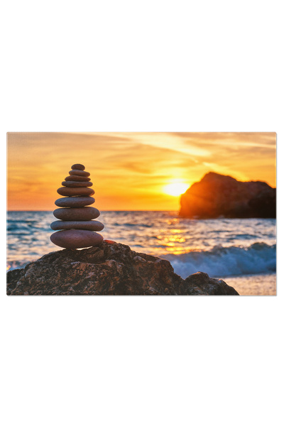 StoryGift Romania Tablou Canvas: Peisaj De Vara, Beach, Zen, Harmony, Water, ...