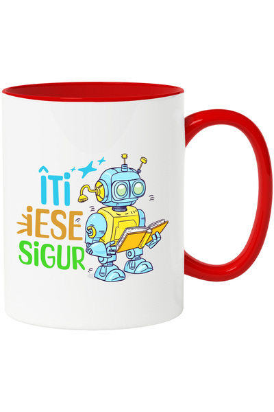 StoryGift Romania Cana Robot Citind Iti Iese Sigur Munceste Din Greu, 330ml, ...
