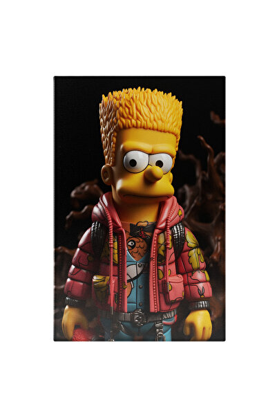StoryGift Romania Tablou Canvas: Portret The Simpsons Animatie, Arta,papusa, ...