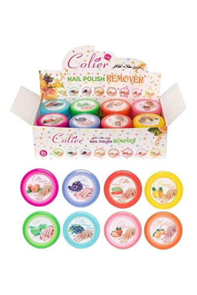 colier مجموعة إزالة طلاء الأظافر من 24 قطعة متعدد الألوان