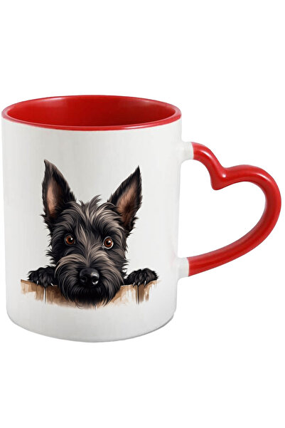 StoryGift Romania Cana Cu Un Catel Blanos Care Sta Agatat De Gard | Ilustrati...