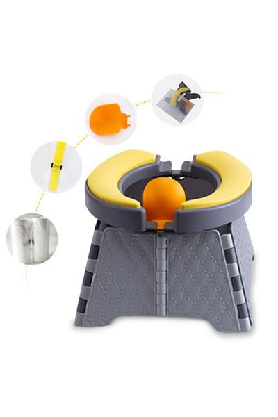 Yelajoy Portable Toilet Training Seat, Foldable, Stable and Durable, Suitable for Indoor and Outdoor Use