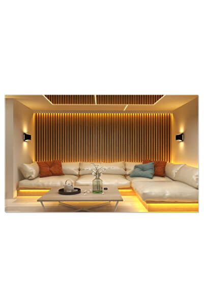 StoryGift Romania Tablou Canvas Ilustratie 3d A Designului Modern Al Unei Camere Vizualizare Imaginativa A Unui