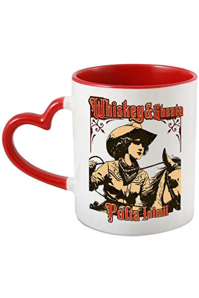 StoryGift Romania Cana Whiskey Si Gheata Pofta Inimii Fata Pe Cal Vestul Salb...