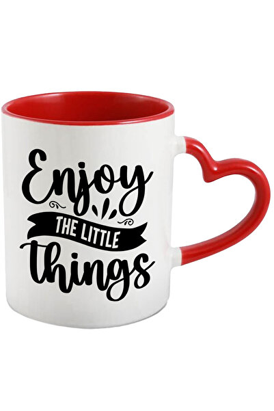 StoryGift Romania Cana Cu Mesajul "enjoy The Little Things" - Bucura-te De Lucrurile Mici Marunte , Cu ,stg