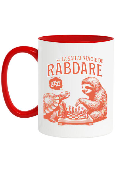 StoryGift Romania Cana Cu Jucatori De Sah Animal Lenes Si Broasca Testoasa Te...