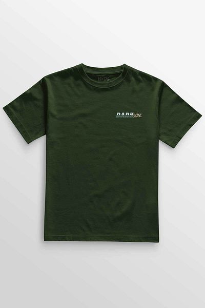 Kretas Μπλουζάκι Unisex Χακί Dark Side Star Wars Darth Minimal μπλουζάκι με στάμπα μπροστά
