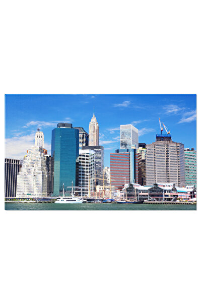 StoryGift Romania Tablou Canvas Arhitectura In New York, Zgarieturi-nori, Cla...