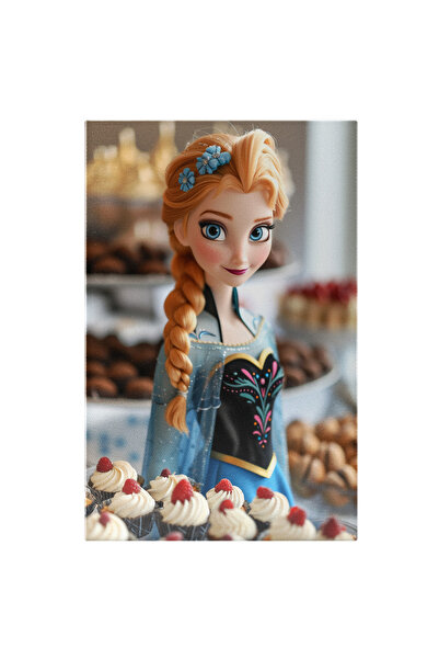 StoryGift Romania Tablou Canvas: Elsa In Cofetaria Regatului De Gheata Cu Bri...