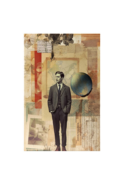 StoryGift Romania Tablou Canvas: Un Tanar Om De Stiinta - Cunoastere Abstract...