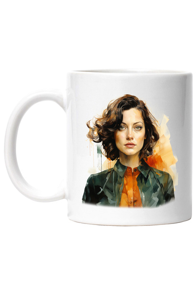 StoryGift Romania Cana Cu Jennifer Connelly, Vedeta, Actrita, Hollywood, Multicolor 330 Ml, Cerami, Cu ,stg