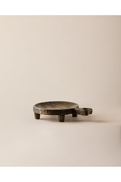 Madame Coco Fleurs Decorative Plate - Brown