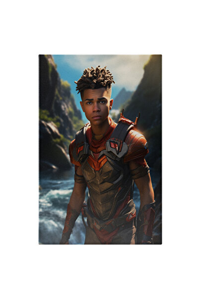 StoryGift Romania Tablou Canvas: Cartoon Personaj Baiat Imbracat In Albastru ...