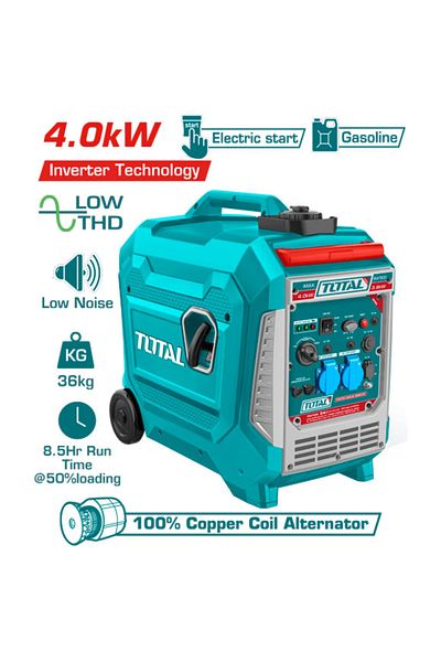 TOTAL 4.0kw inverter gasoline generator