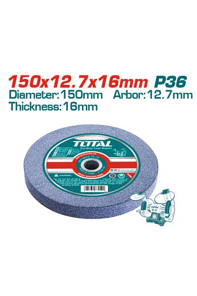 TOTAL Table grinding machine stone 150x12.7x16mm P36