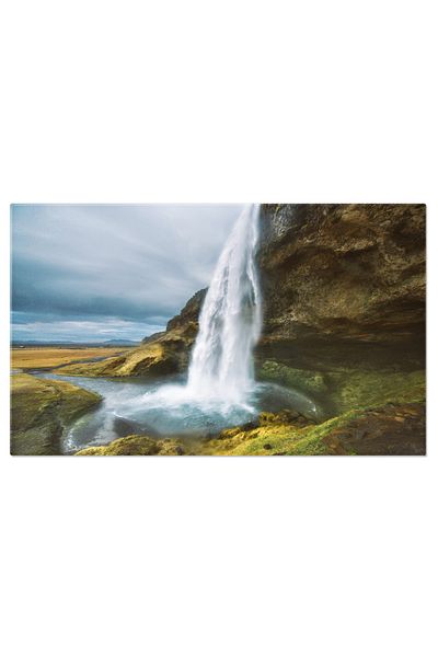 StoryGift Romania Tablou Canvas Cascada Si Minunile Islandeze, Aventura, Natura, Peisaj 2466