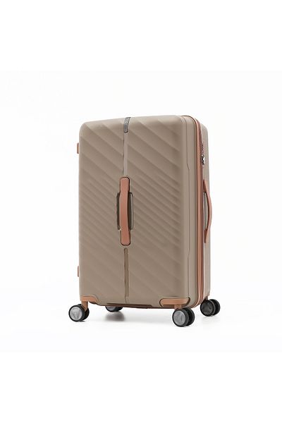Titan Hardside PP Spinner Trolley Bags Set Of 3-KHAKI