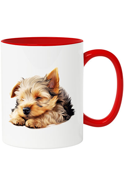 StoryGift Romania Cana Cu Un Catel De Talie Mica | Doarme | Blanos | In Lumea...