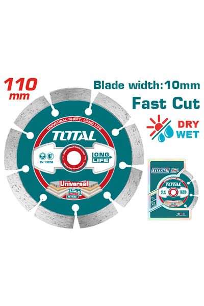 TOTAL 1400w 110mm marble cutting disc