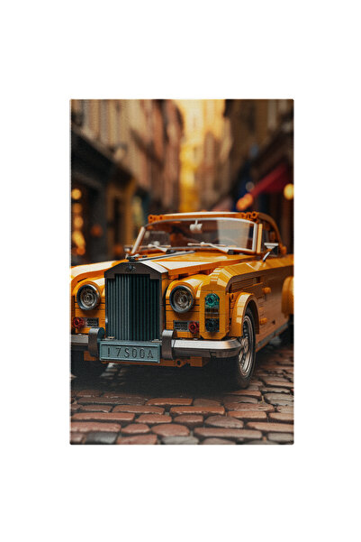 StoryGift Romania Tablou Canvas: Masina Stralucitoare Bentley Stil Lego Decap...